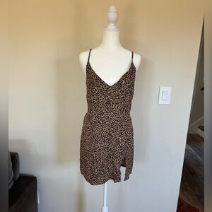 Reformation Cheetah Mini Dress